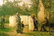 Jules Breton The Communicants USA oil painting reproduction